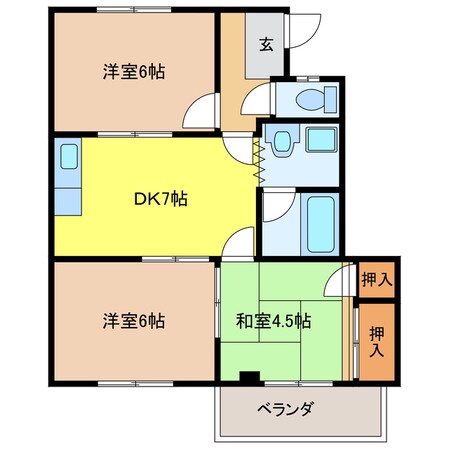 アメニティ飛高の物件間取画像